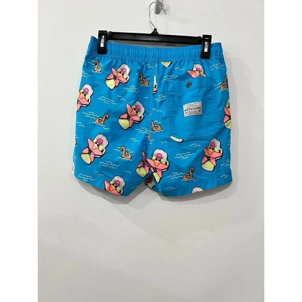 New Party Pants Size XS SUPER STAR PARTY STARTER SHORT - NEON BLUE